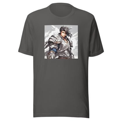 Valiant Warlord Men's Anime T-Shirt Asphalt