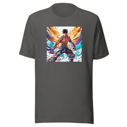 Vivid Avenger Men's Anime T-Shirt Asphalt