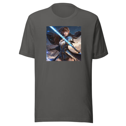 Elven Defender Men's Fantasy Anime T-Shirt Asphalt