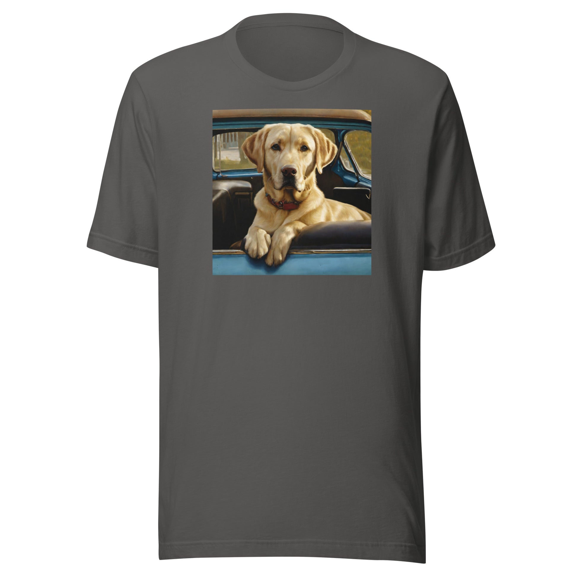 Best Buddy in Truck Men's Graphic Animal Tee Asphalt