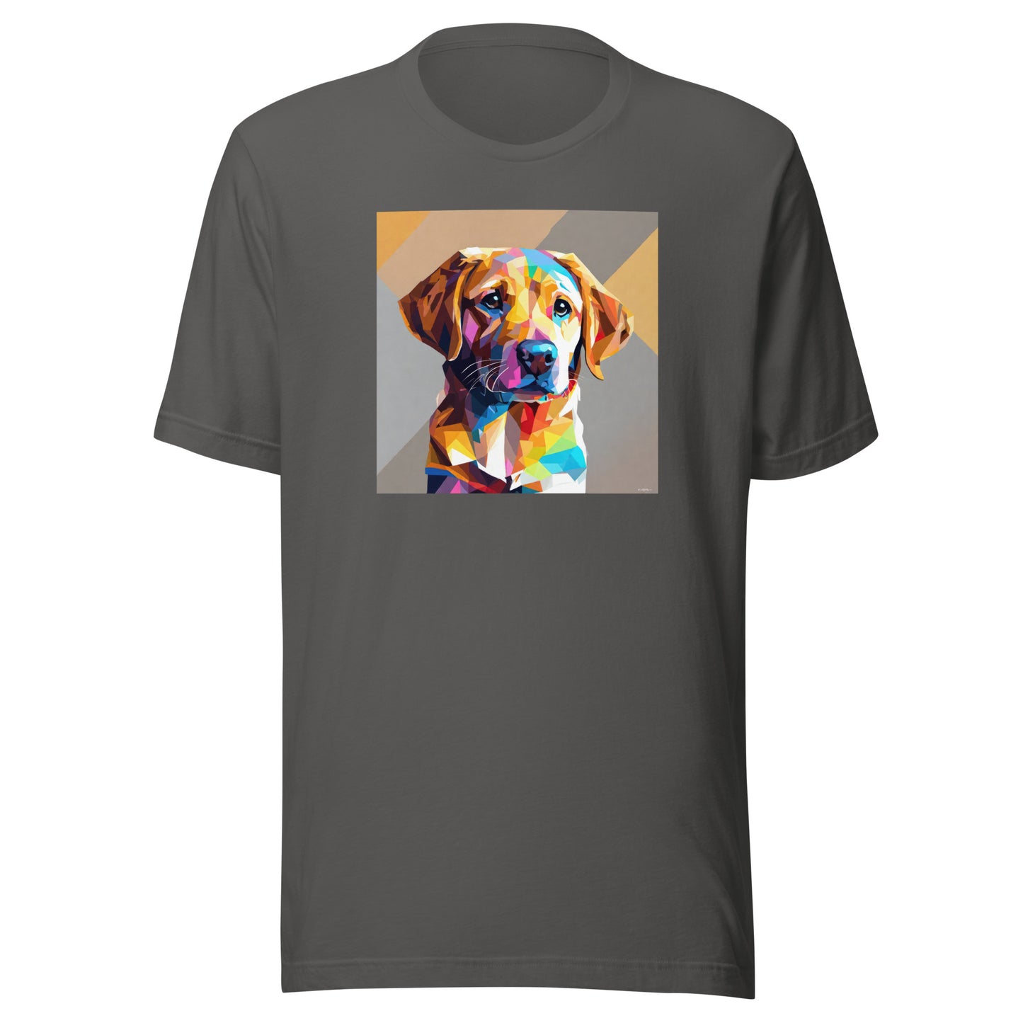 Geometric Dog Men's T-Shirt Asphalt