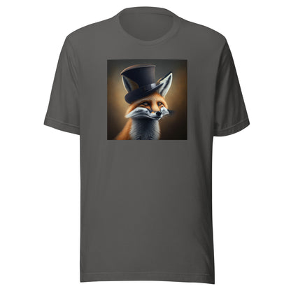 Dapper Fox Men's Graphic Tee Asphalt