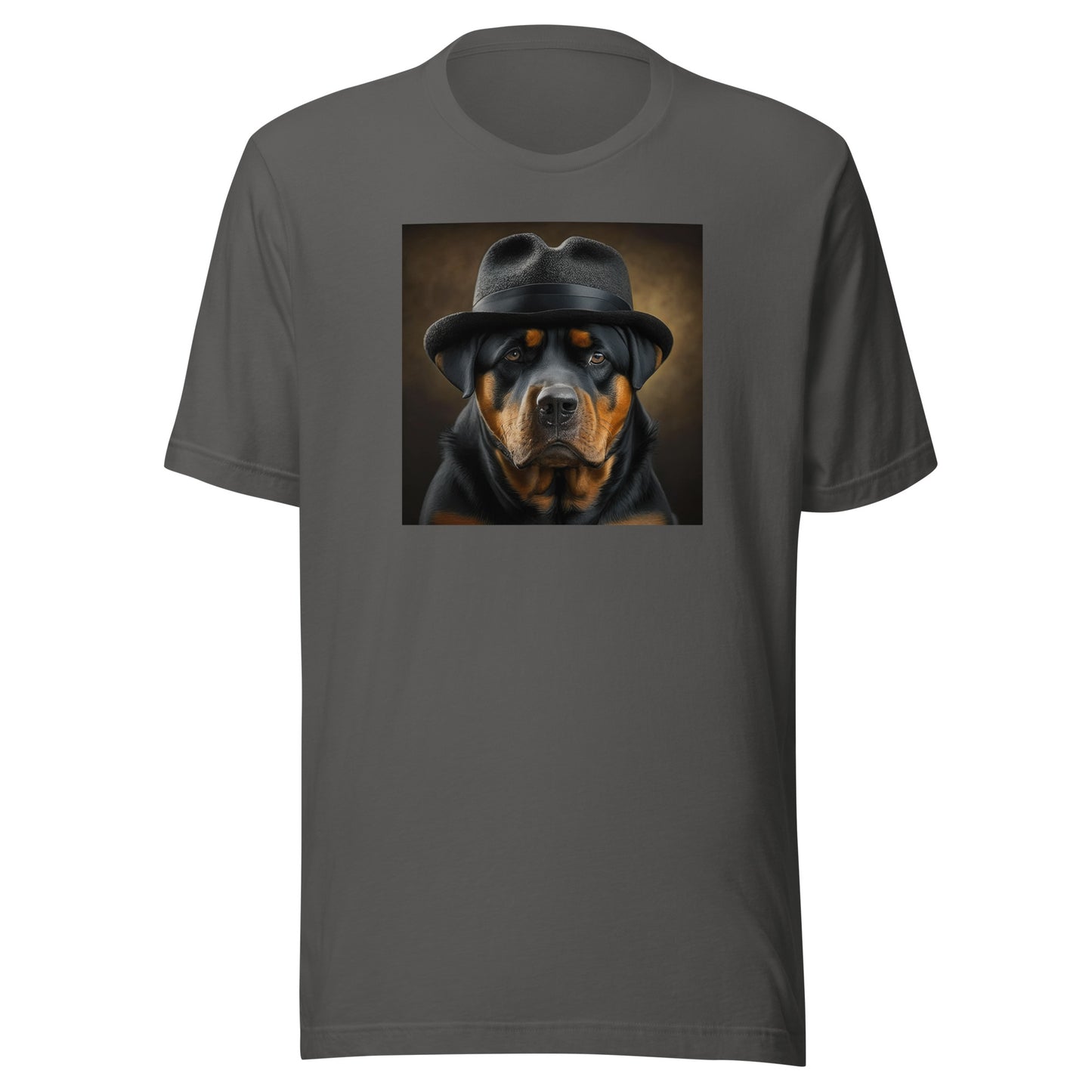 Rotty Boss Dog Men's Graphic Tee Asphalt