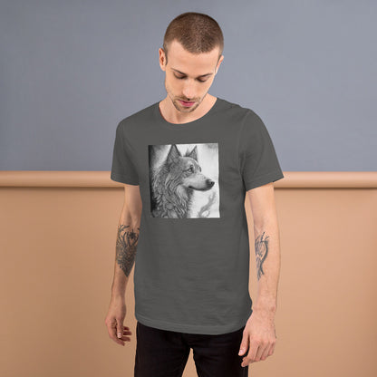 Serene Wolf Men's Graphic Tee