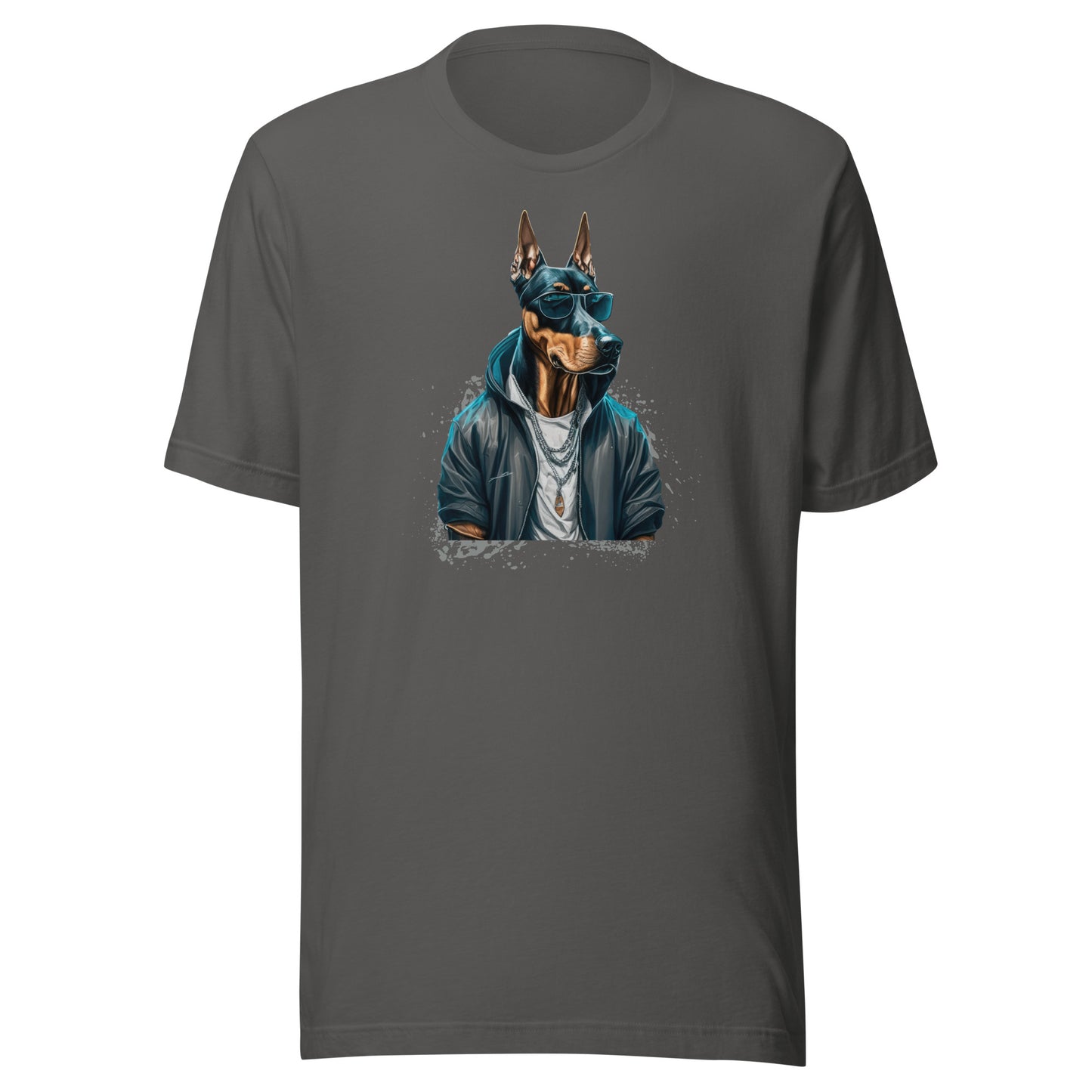 Dobermann in Shades Men's Dog Tee Asphalt