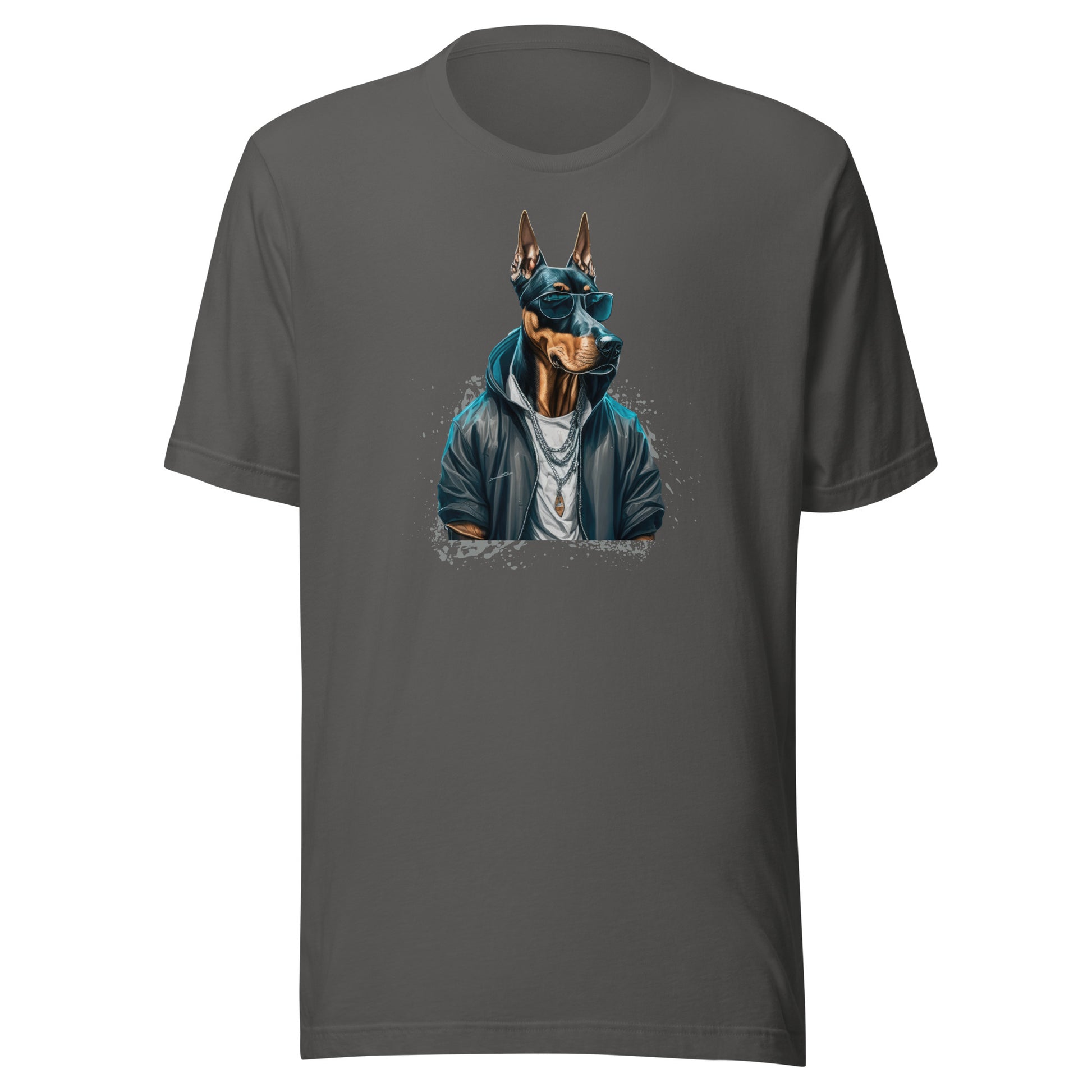 Dobermann in Shades Men's Dog Tee Asphalt