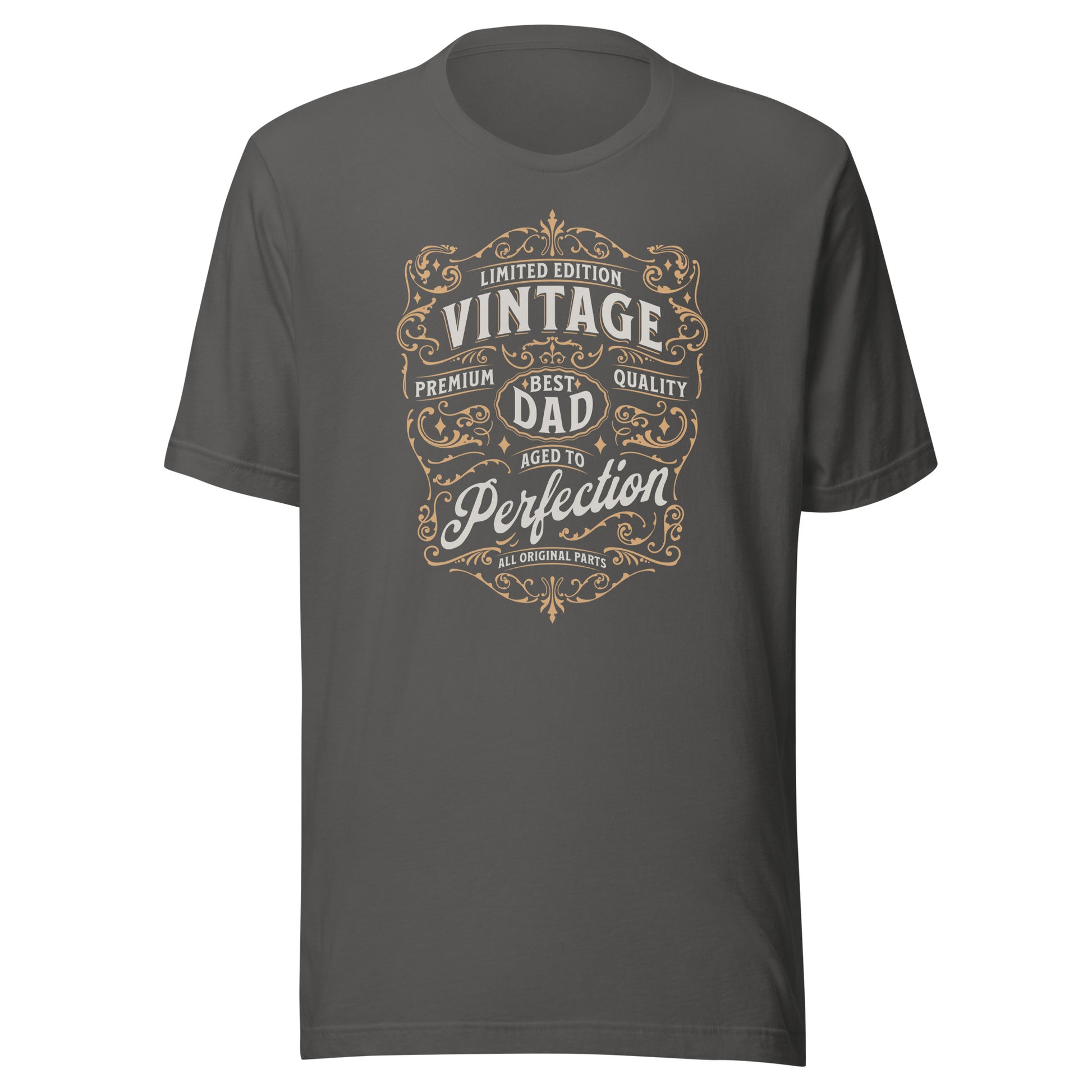 Vintage Dad Aged to Perfection T-Shirt Asphalt