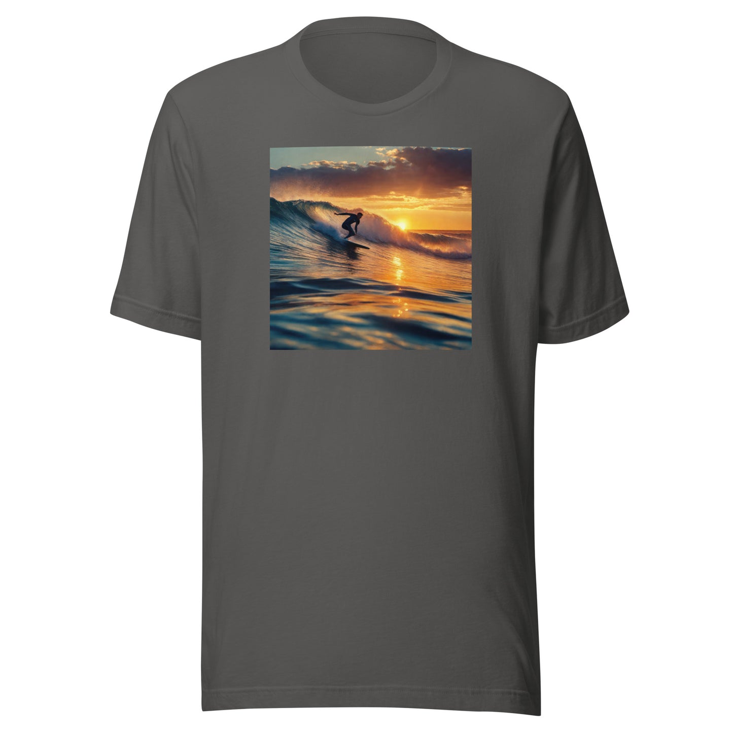 Surfing in the Sunset Men's T-Shirt Asphalt