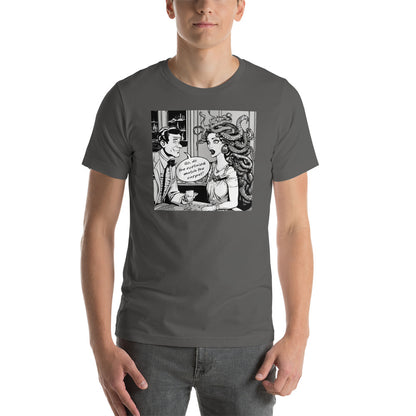 Medusa's Date Gone Wrong Men's Funny T-Shirt