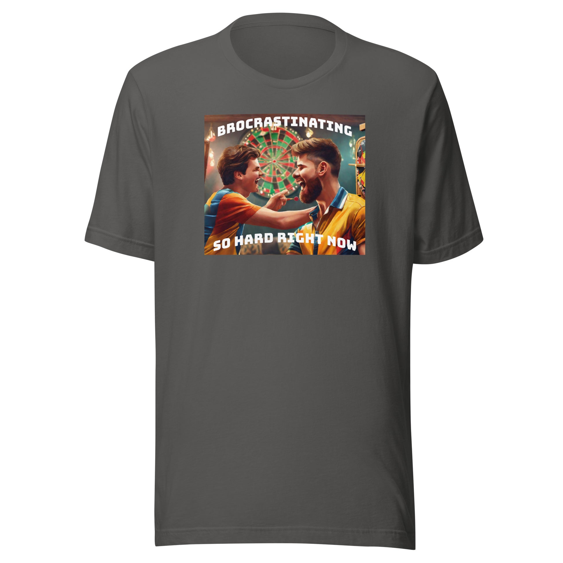 Brocrastinating Men's Funny T-Shirt Asphalt