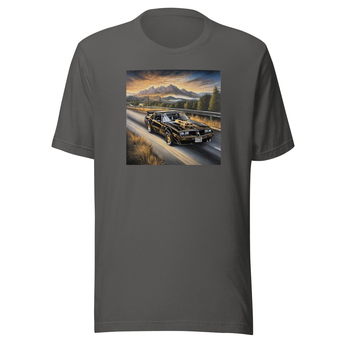 70s Trans Am Men's T-Shirt Asphalt