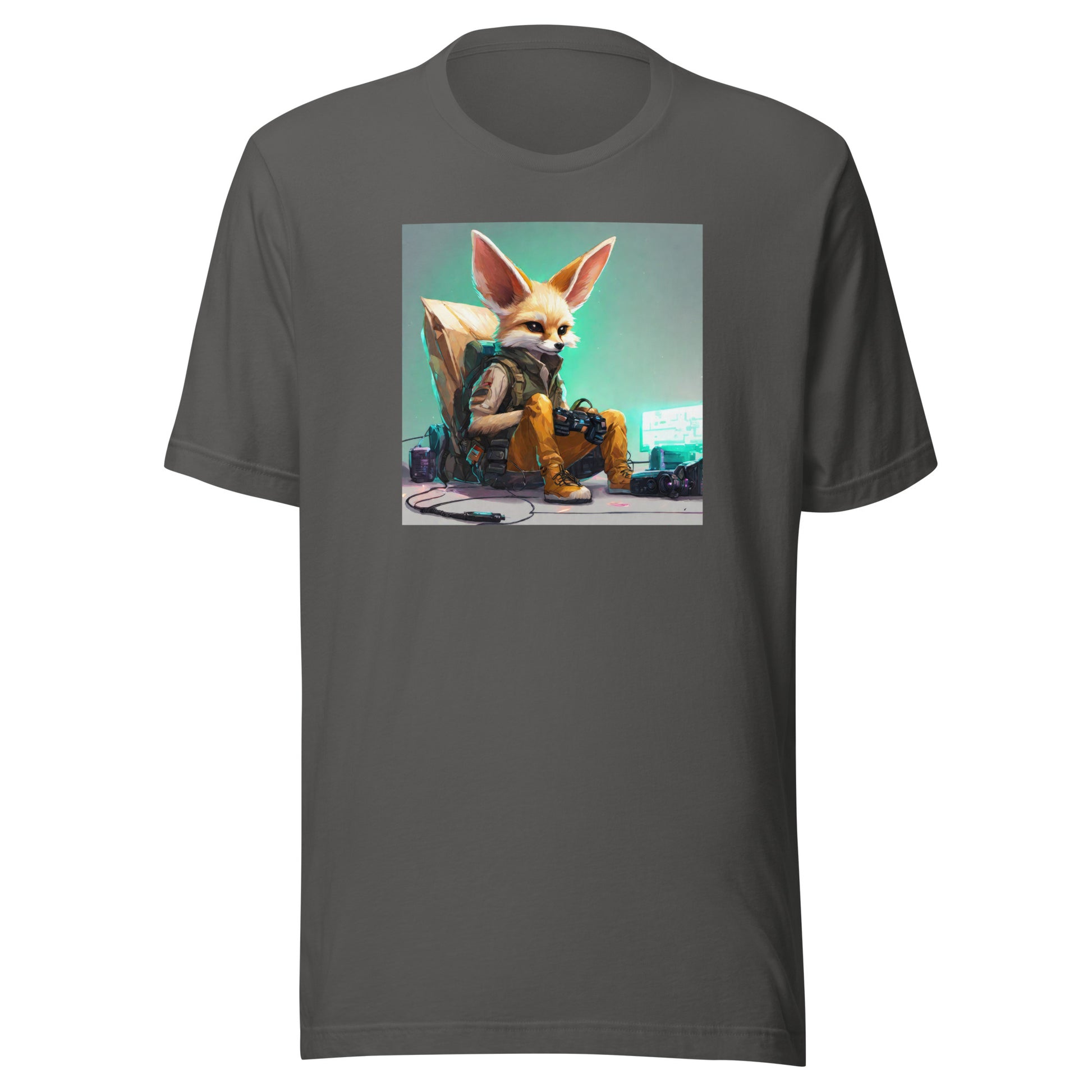 Fennec Fox Men's Gamer T-Shirt Asphalt