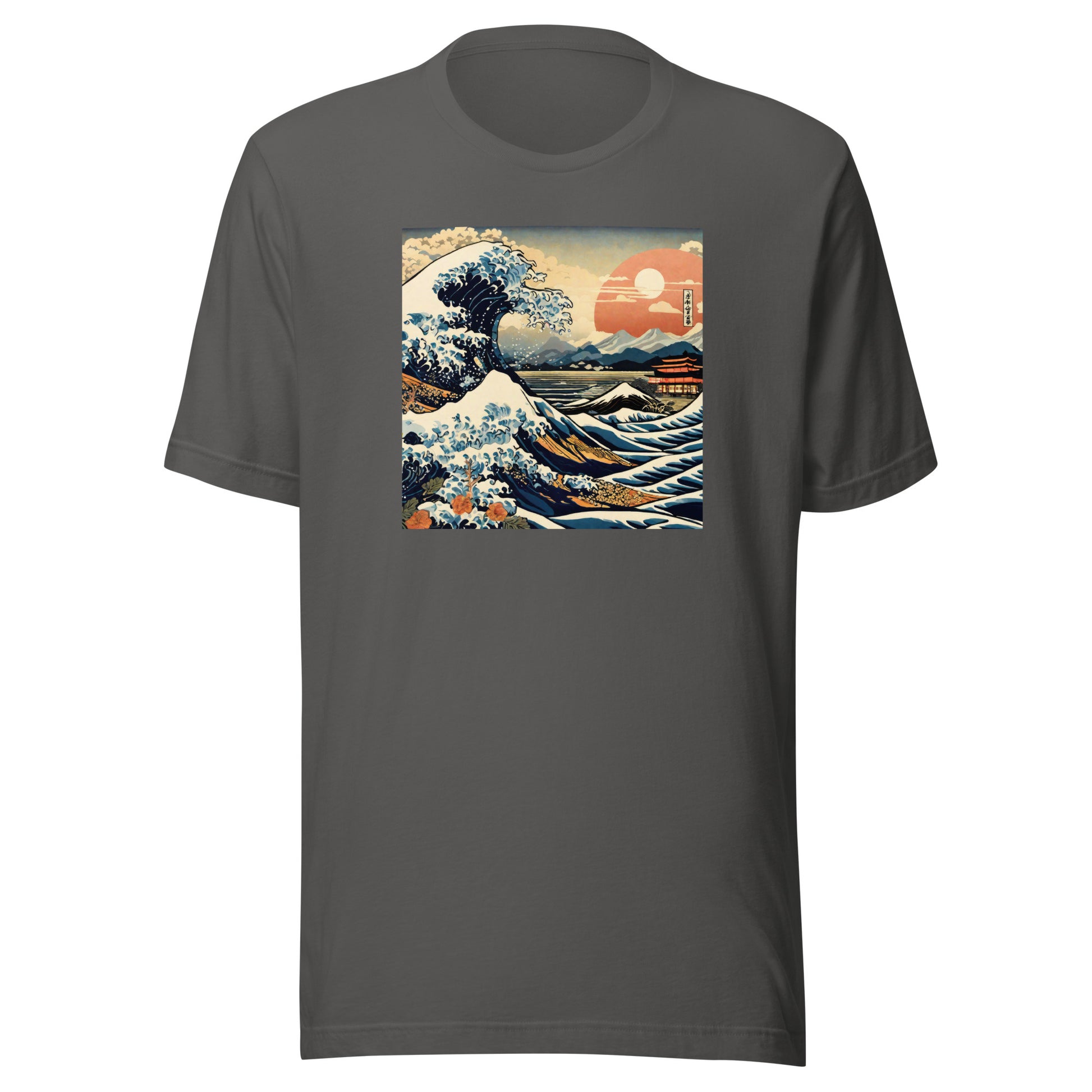 Ukiyo-e Wave Men's T-Shirt Asphalt