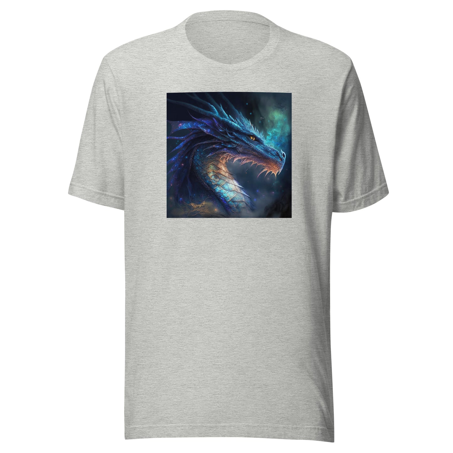 Blue Dragon Men's Fantasy T-Shirt Athletic Heather