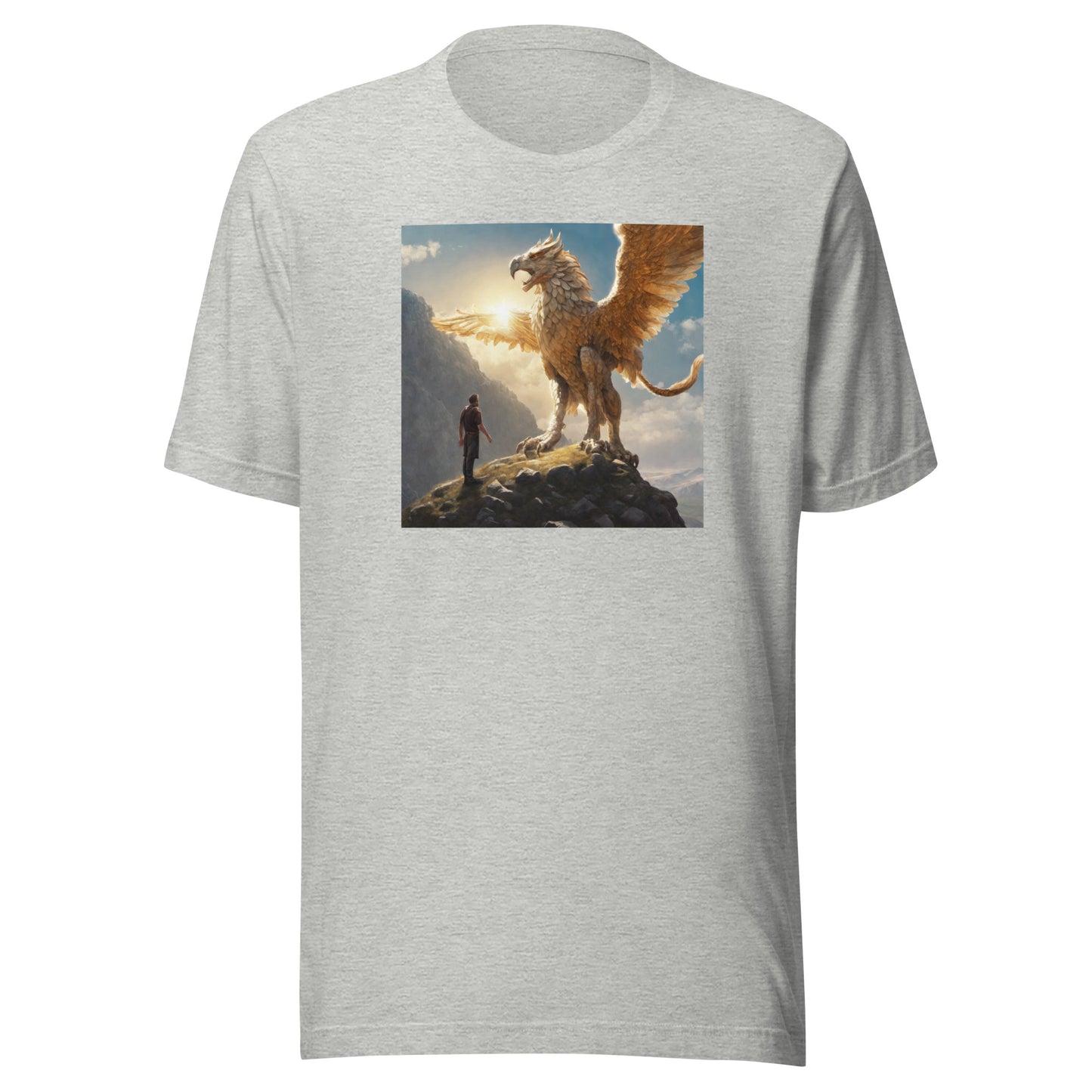 Warrior vs. Griffin Men's T-Shirt Athletic Heather