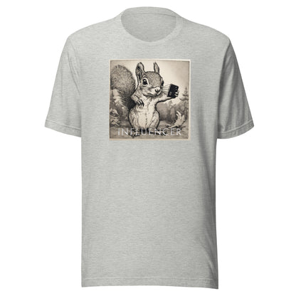 Squirrel Influencer Men's Funny T-Shirt Athletic Heather