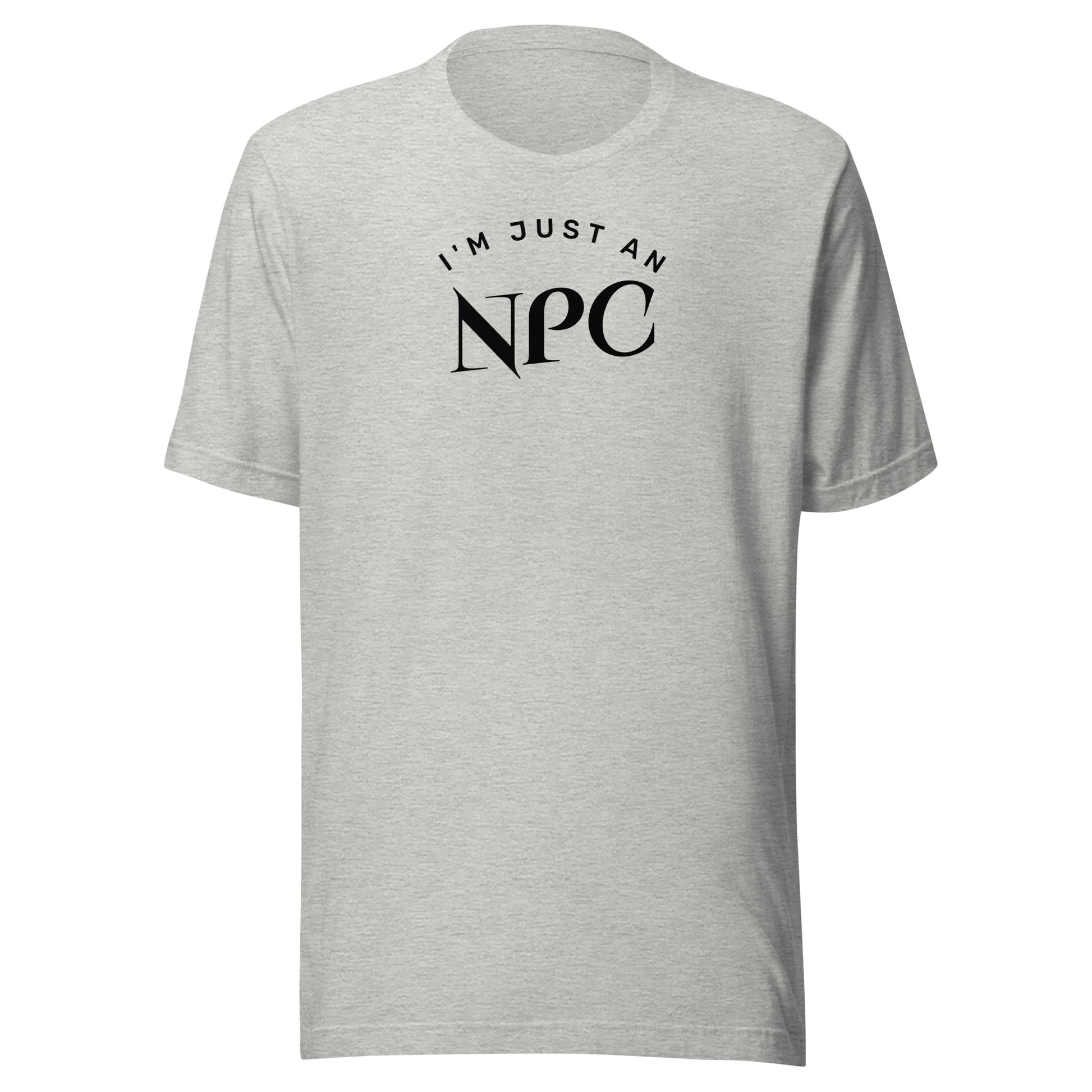 I'm Just an NPC Men's Funny T-Shirt Athletic Heather