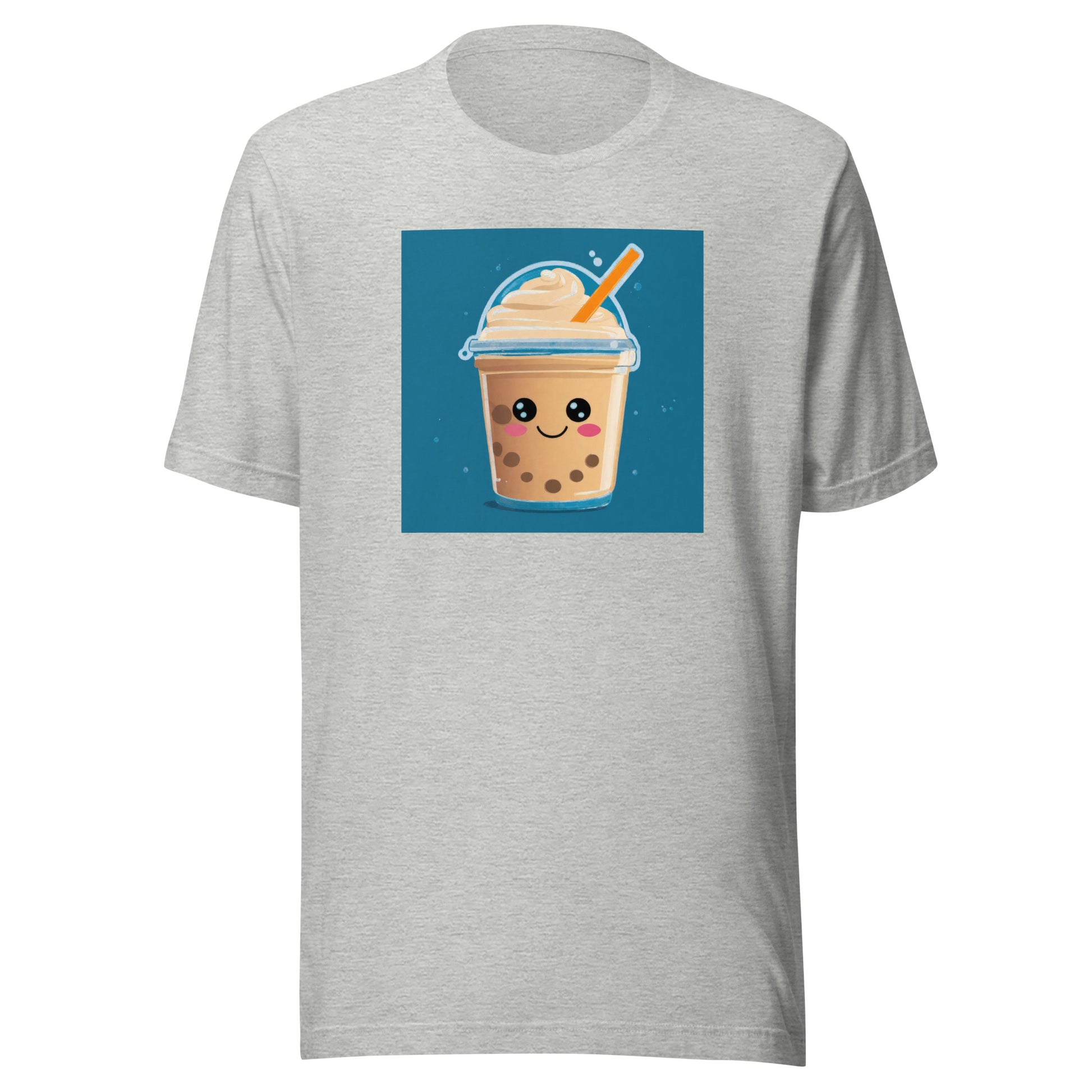 Boba Bubble Milk Tea Men's Funny T-Shirt Athletic Heather