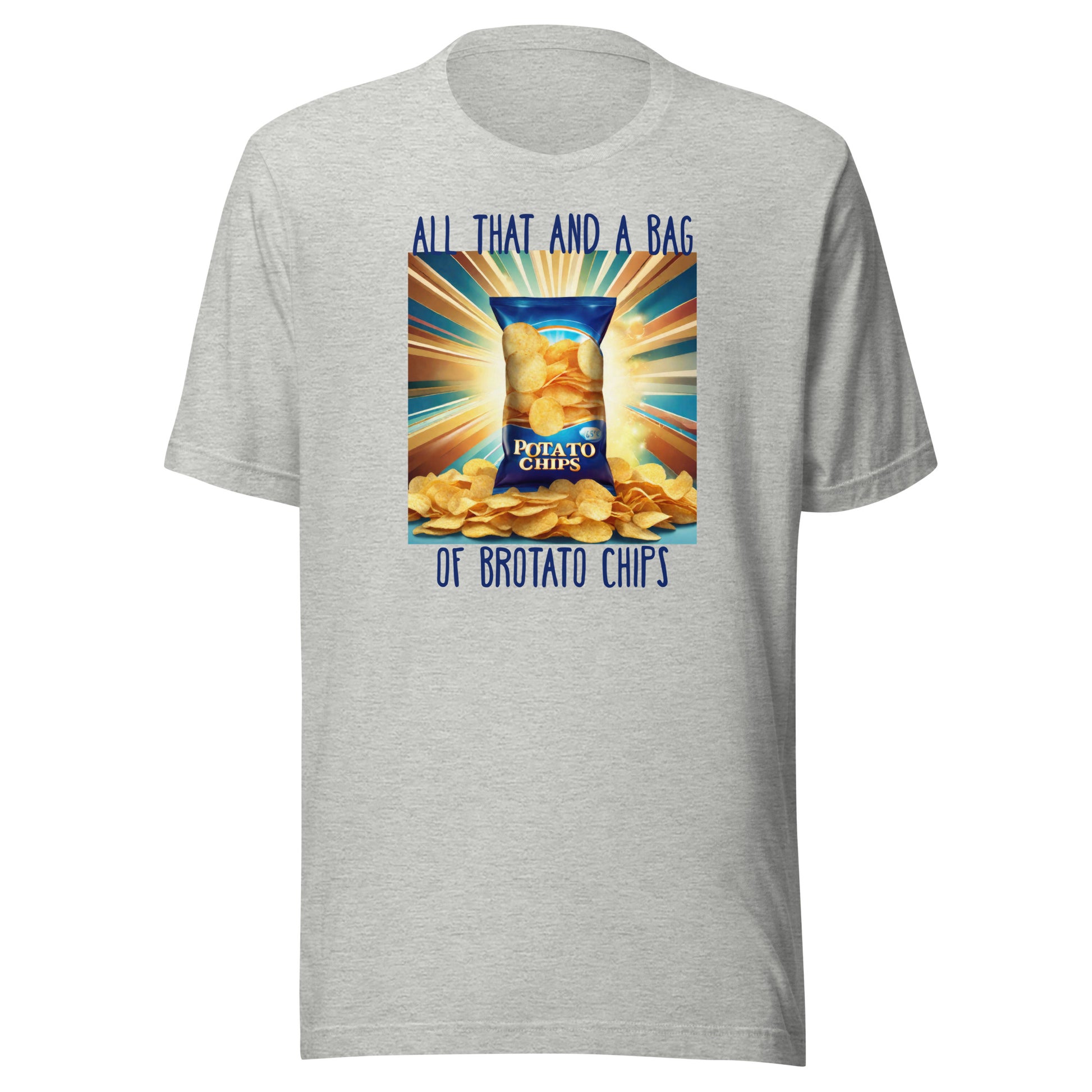 All That and a Bag of Brotato Chips Men's Funny T-Shirt Athletic Heather