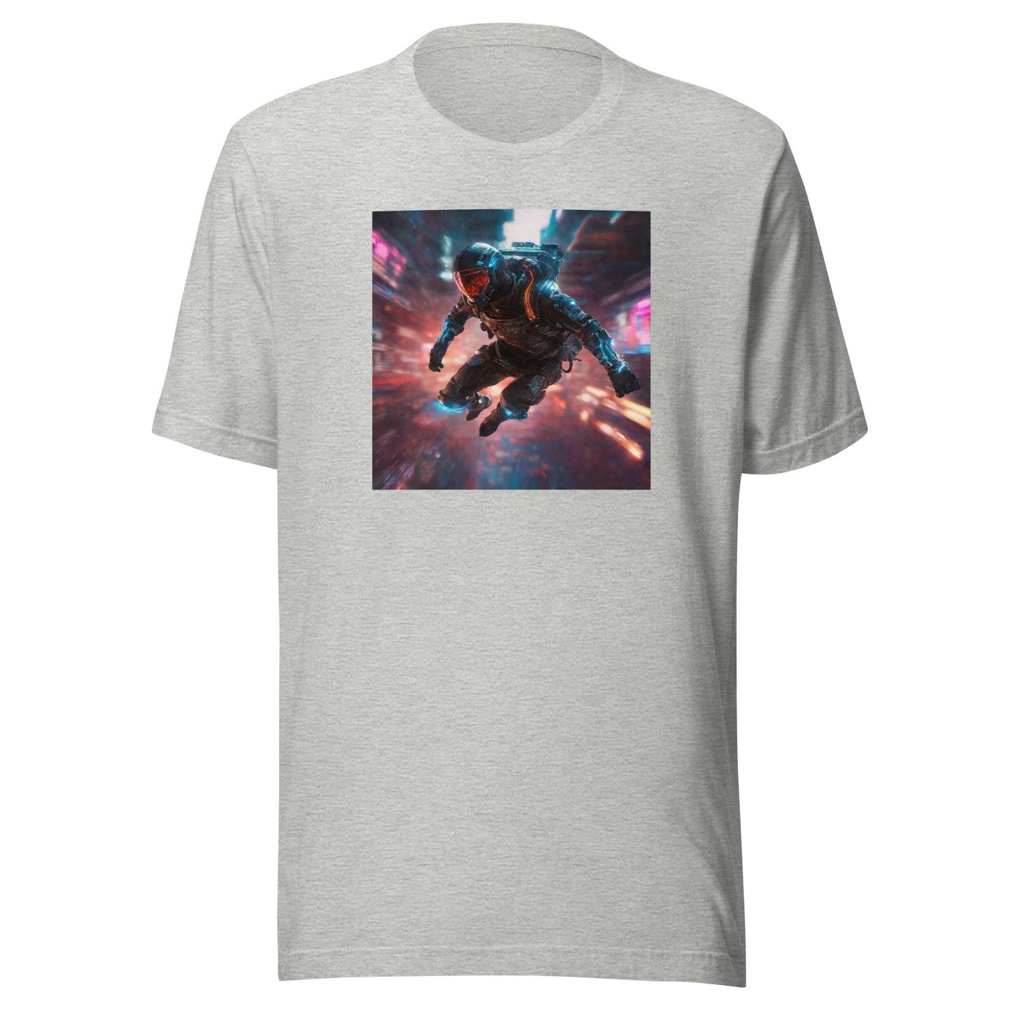 Cyberpunk Spaceman Men's T-Shirt Athletic Heather