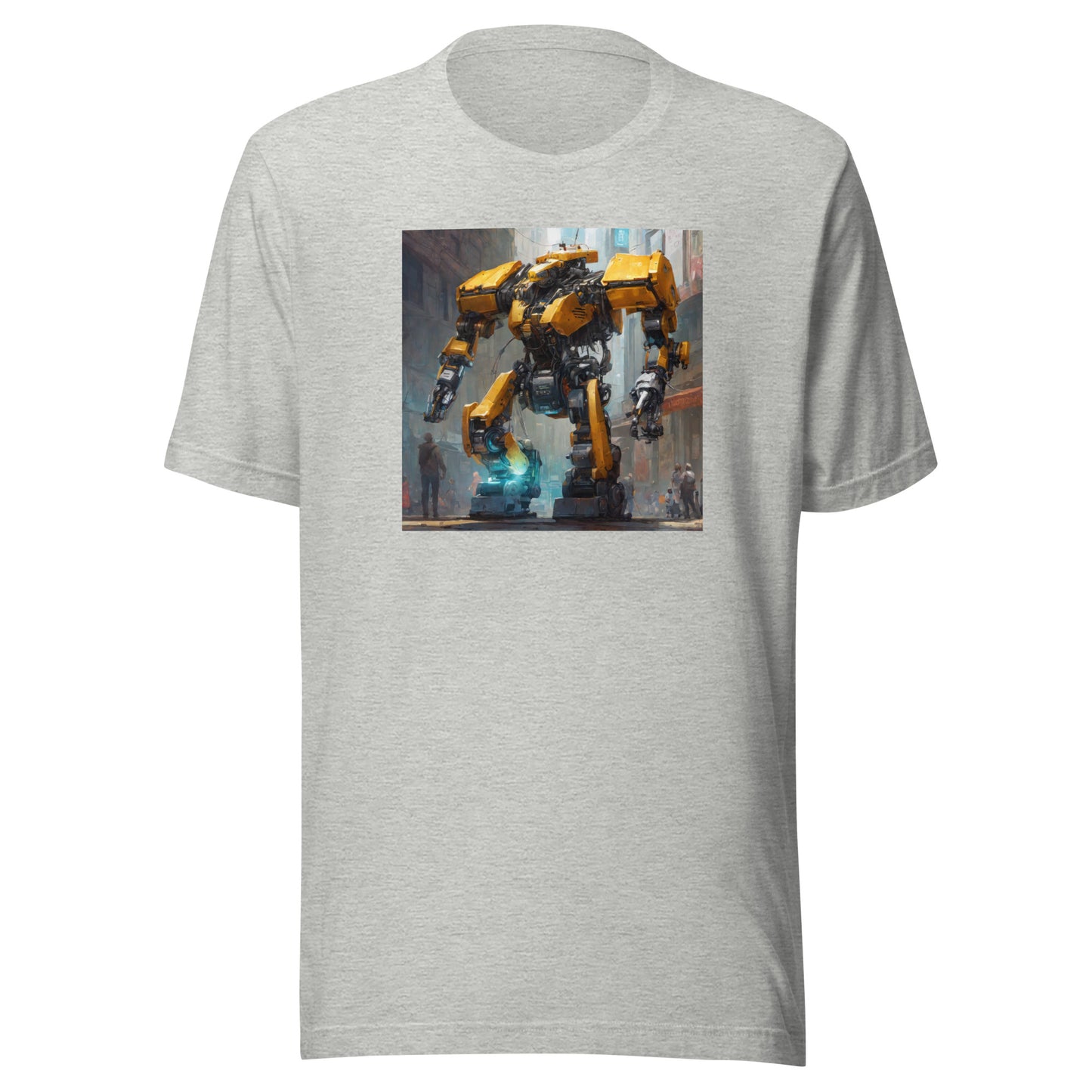 Yellow Mechanical Marvel Men's T-Shirt Athletic Heather