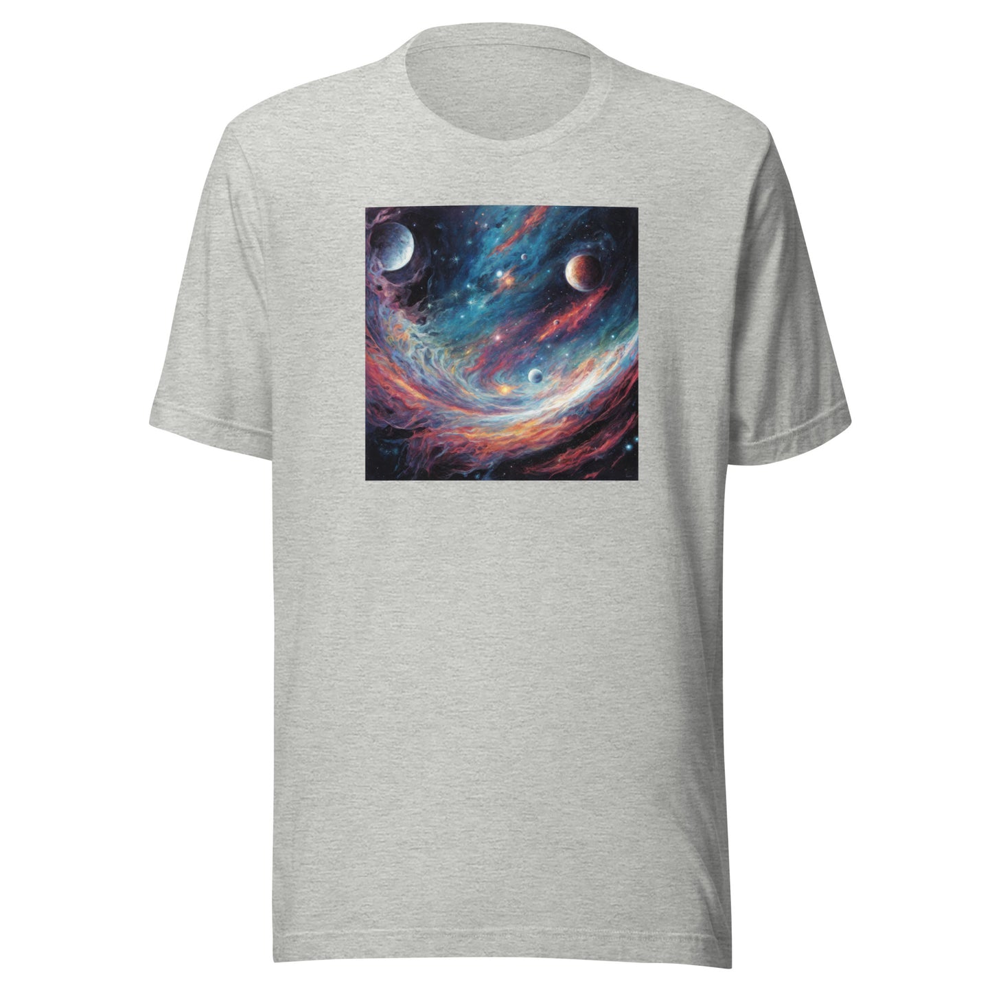 Galaxy Men's Graphic Tee Athletic Heather