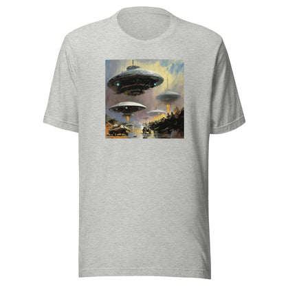 Alien Invasion Men's Graphic Tee Athletic Heather