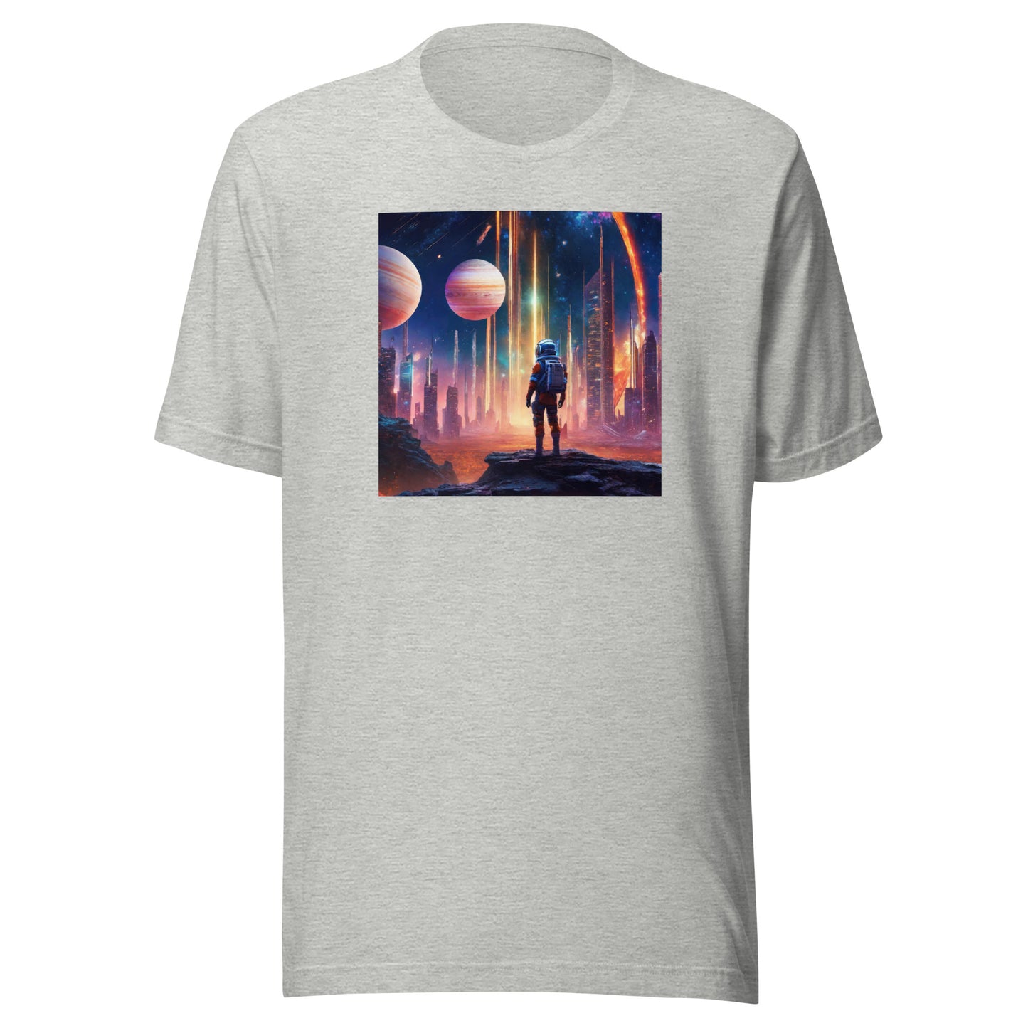 Space Explorer Dreamscape Men's T-Shirt Athletic Heather