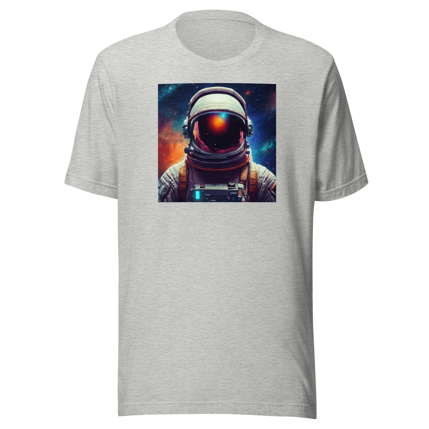 Awesome Astronaut Men's Graphic Tee Athletic Heather