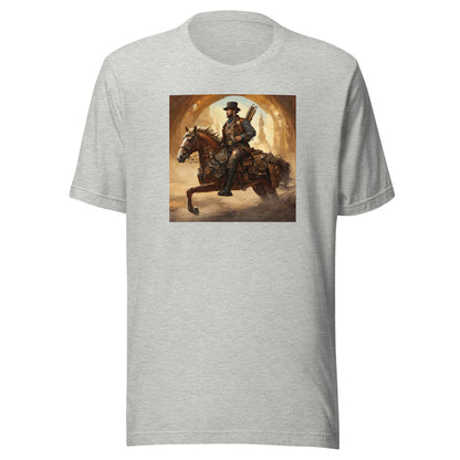 Geared Up Gunslinger Men's Steampunk T-Shirt Athletic Heather