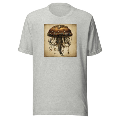 Steampunk Jellyfish Men's Graphic Tee Athletic Heather