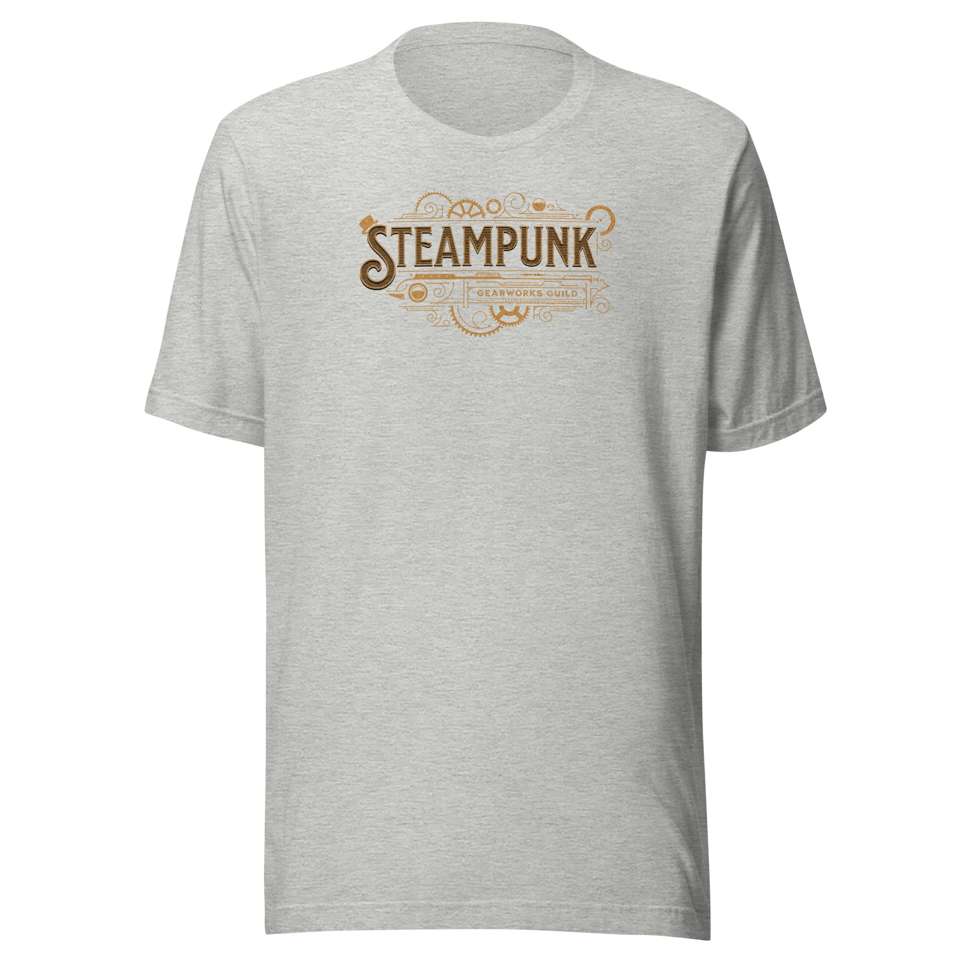 Steampunk Gearworks Guild Men's Graphic Tee Athletic Heather