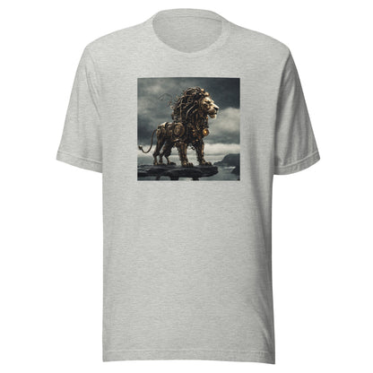 Gears of Gold Lion Men's T-Shirt Athletic Heather