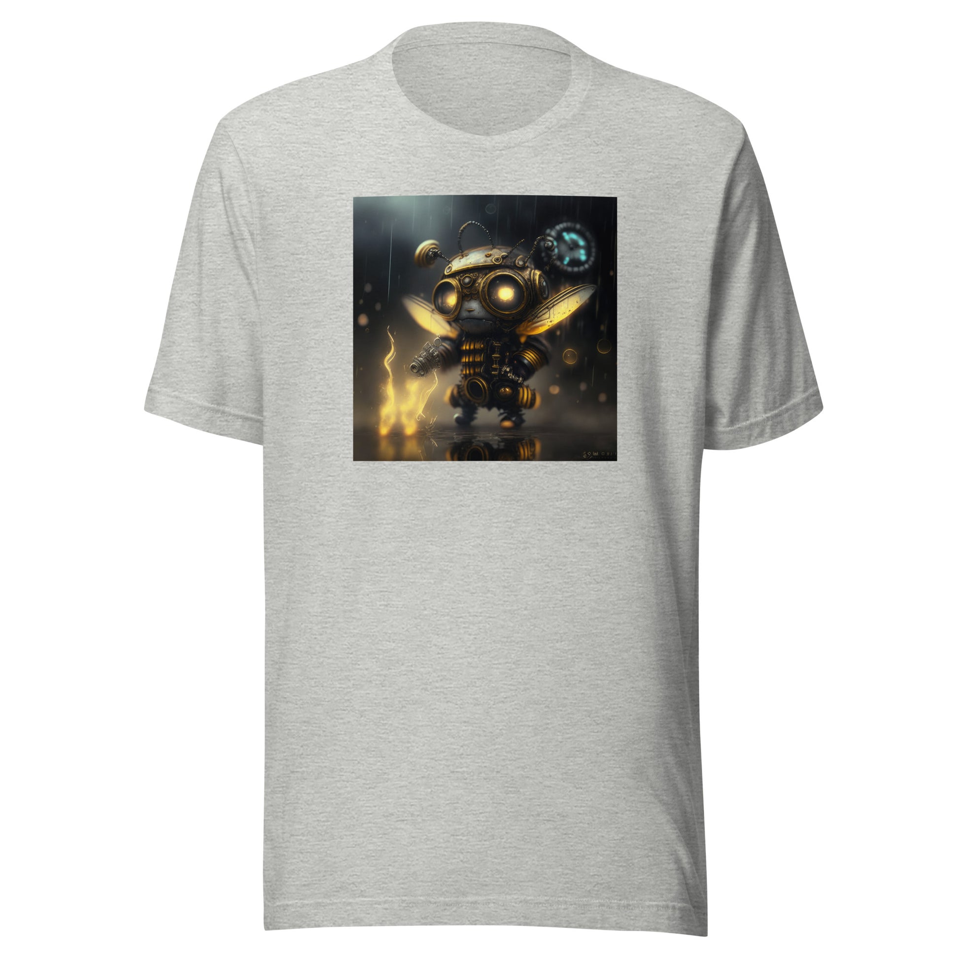 Bold Bee Men's Steampunk T-Shirt Athletic Heather