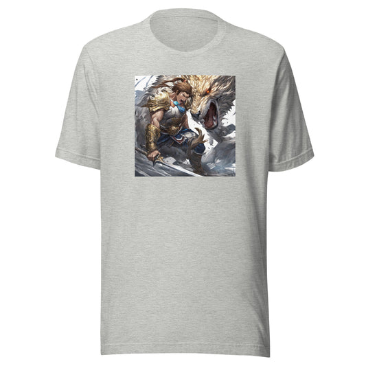 Man vs. Beast Men's T-Shirt Athletic Heather