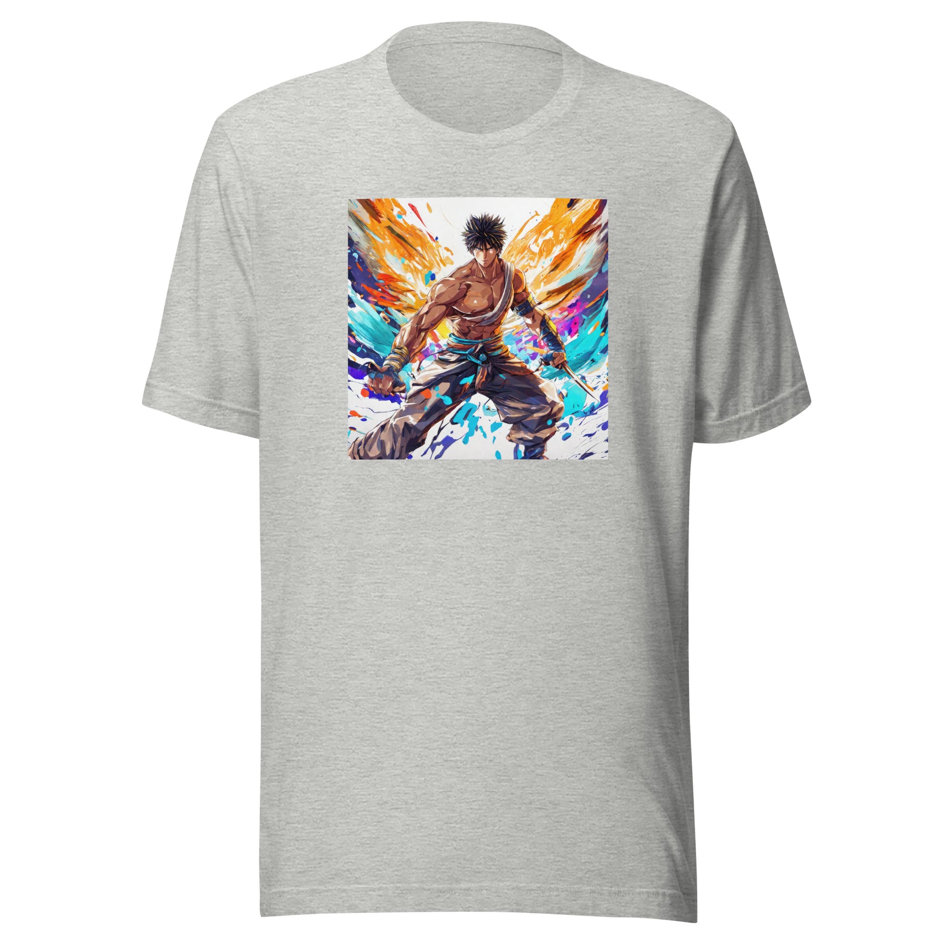 Vivid Avenger Men's Anime T-Shirt Athletic Heather