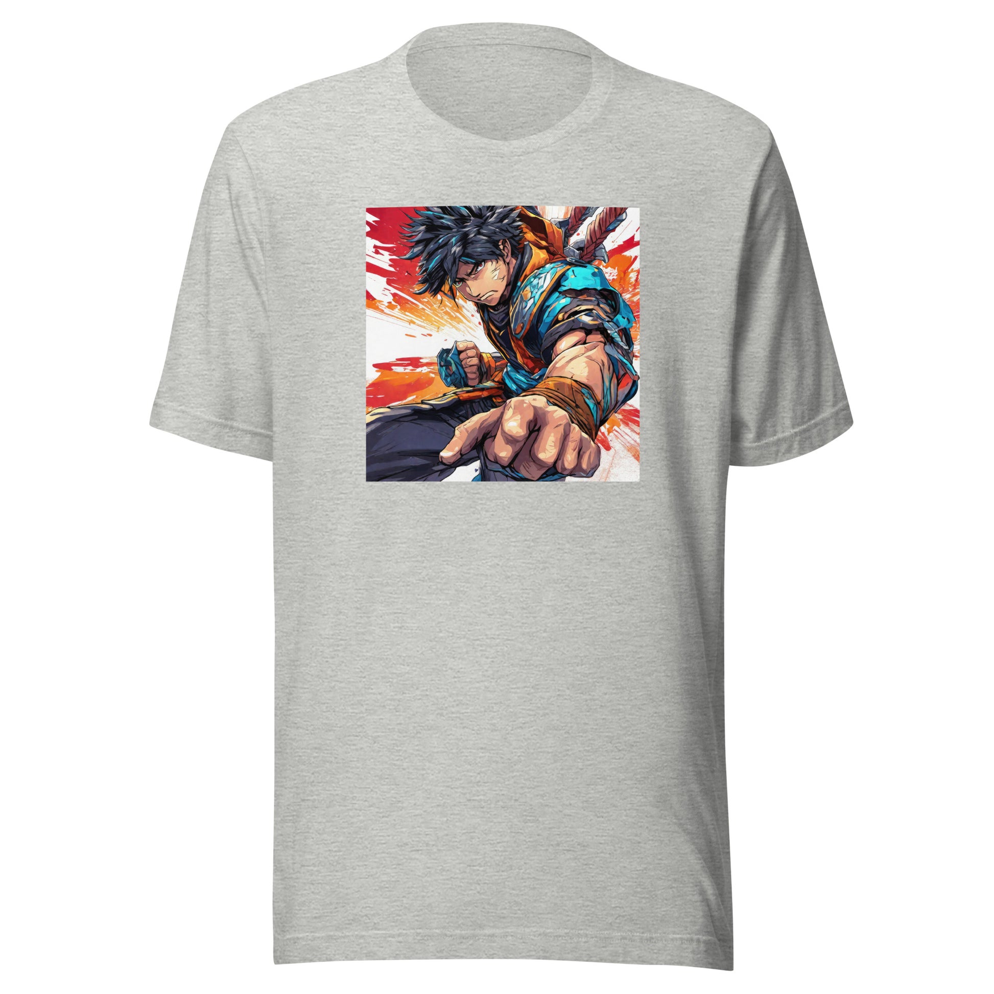 Dauntless Hero Men's Anime T-Shirt Athletic Heather