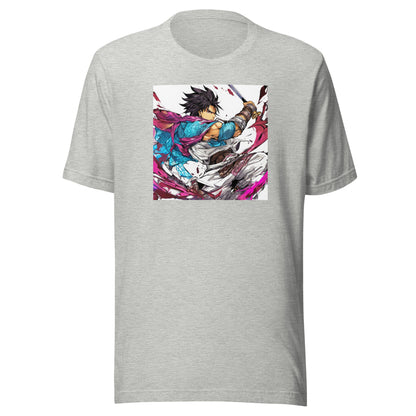 Mighty Fighter Men's Anime T-Shirt Athletic Heather