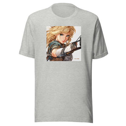 Fierce Shieldmaiden Men's Anime T-Shirt Athletic Heather