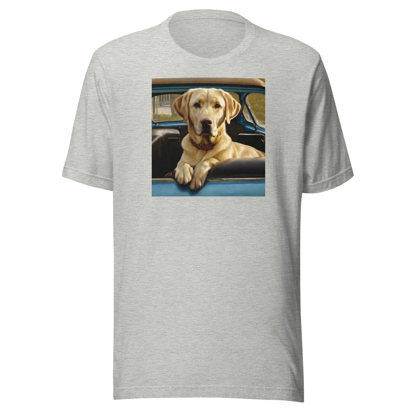 Best Buddy in Truck Men's Graphic Animal Tee Athletic Heather