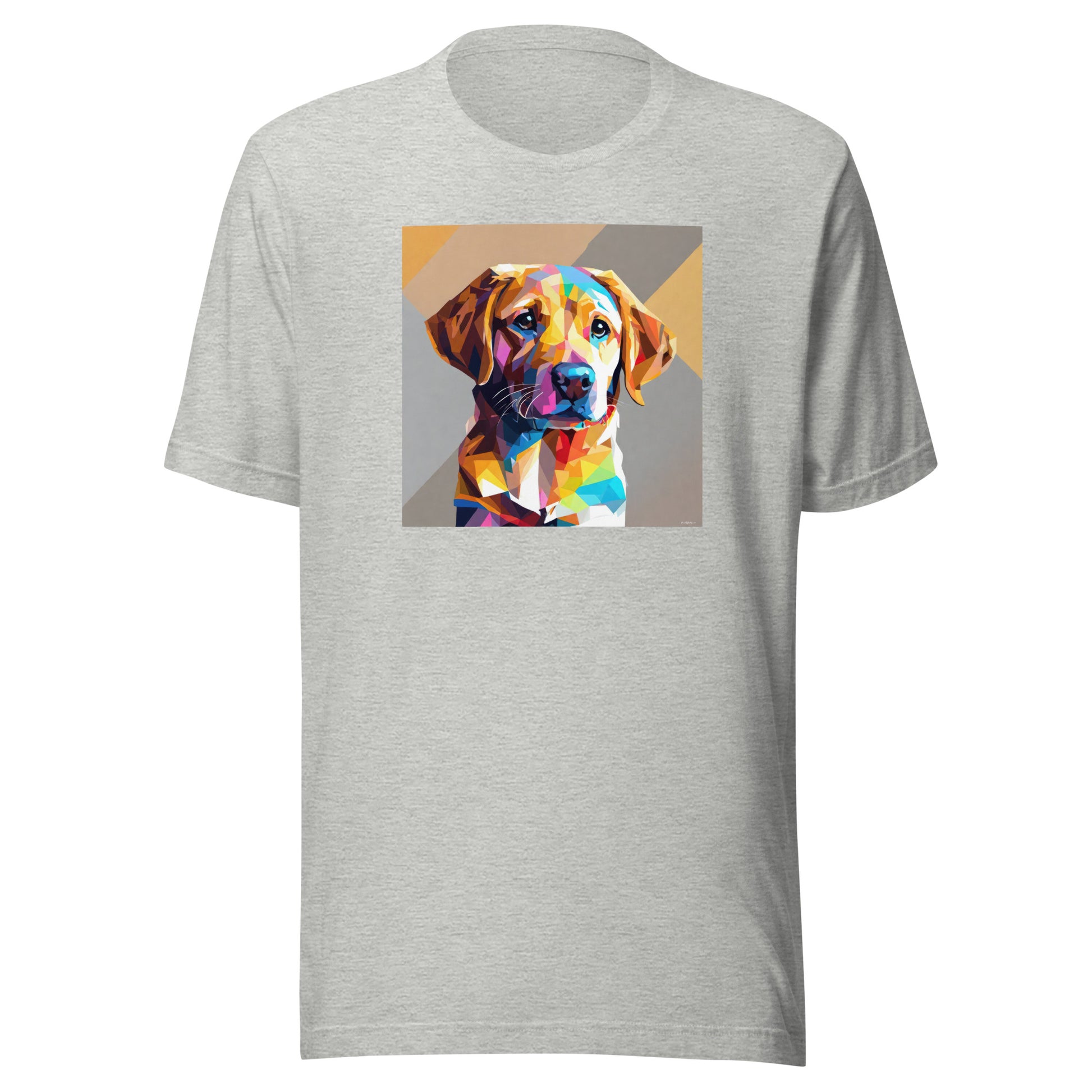 Geometric Dog Men's T-Shirt Athletic Heather