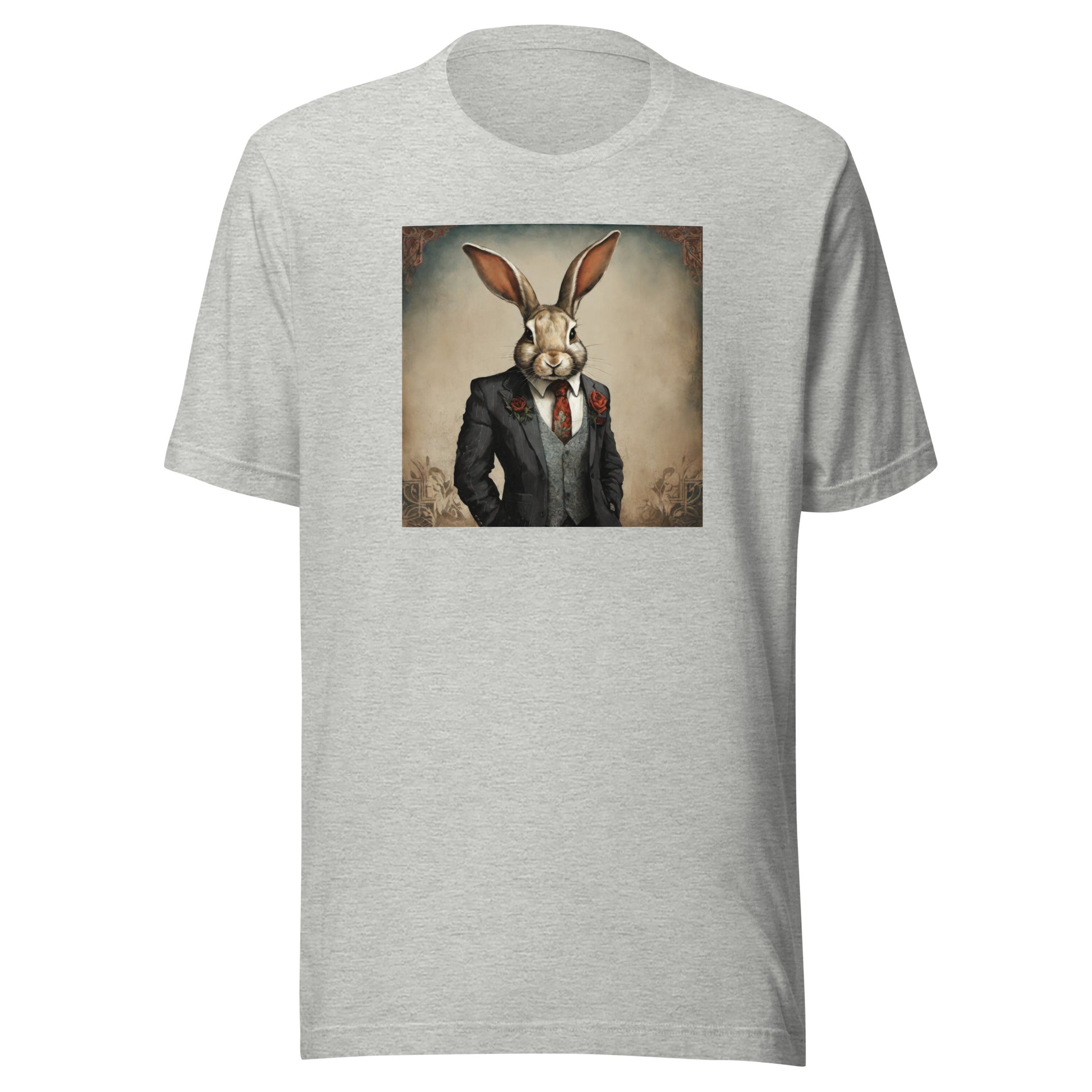 Regal Rabbit Men's Animal T-Shirt Athletic Heather