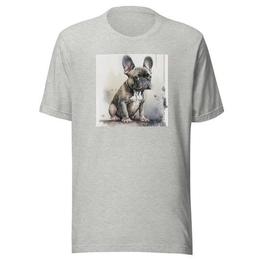 Men's Pug Dog T-Shirt Athletic Heather