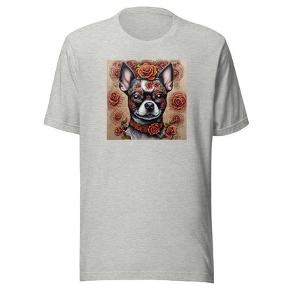 Day of the Dead Chihuahua Men's Dog Lover T-Shirt Athletic Heather