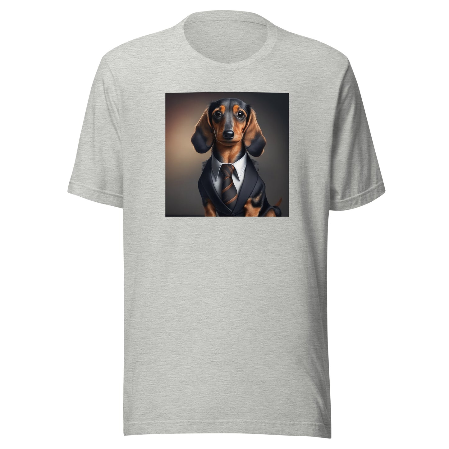 Dapper Dachshund Men's Dog Lover T-Shirt Athletic Heather