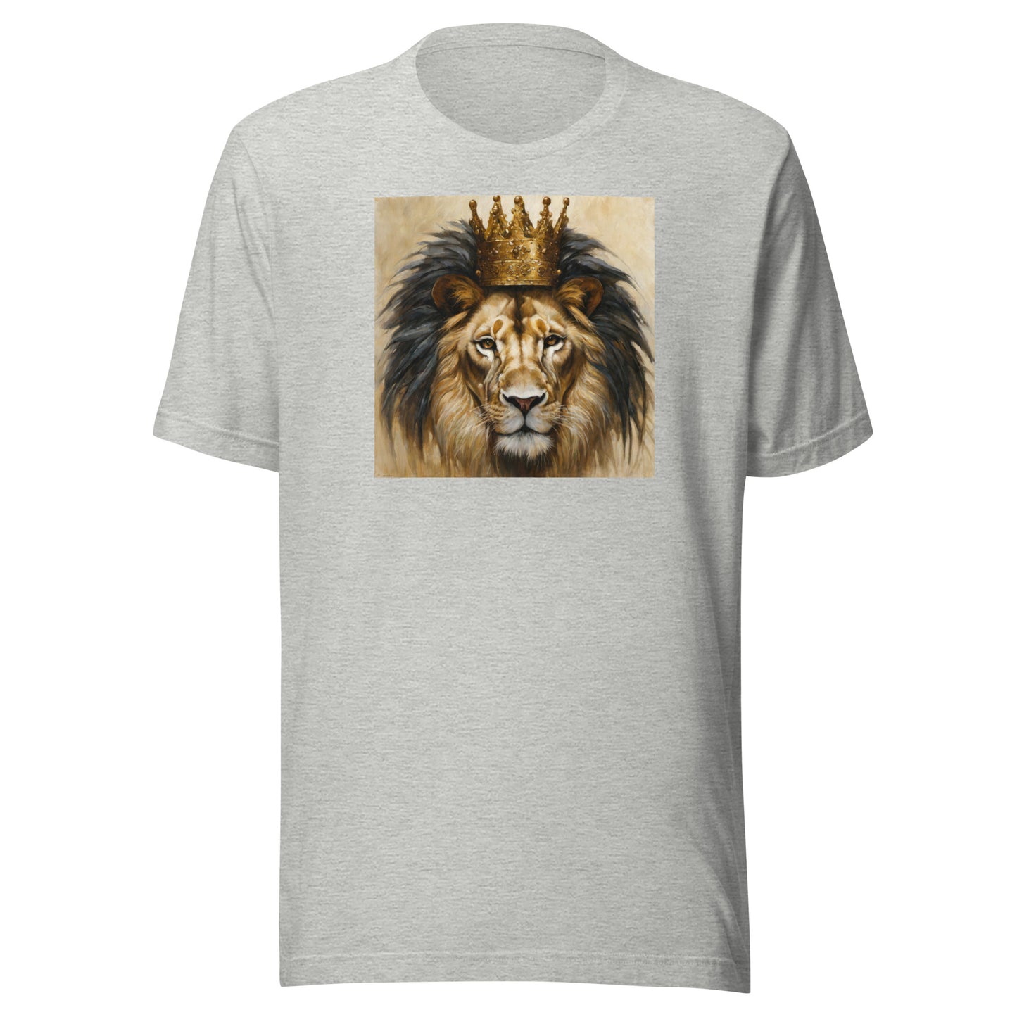 King Lion Men's Graphic Tee Athletic Heather