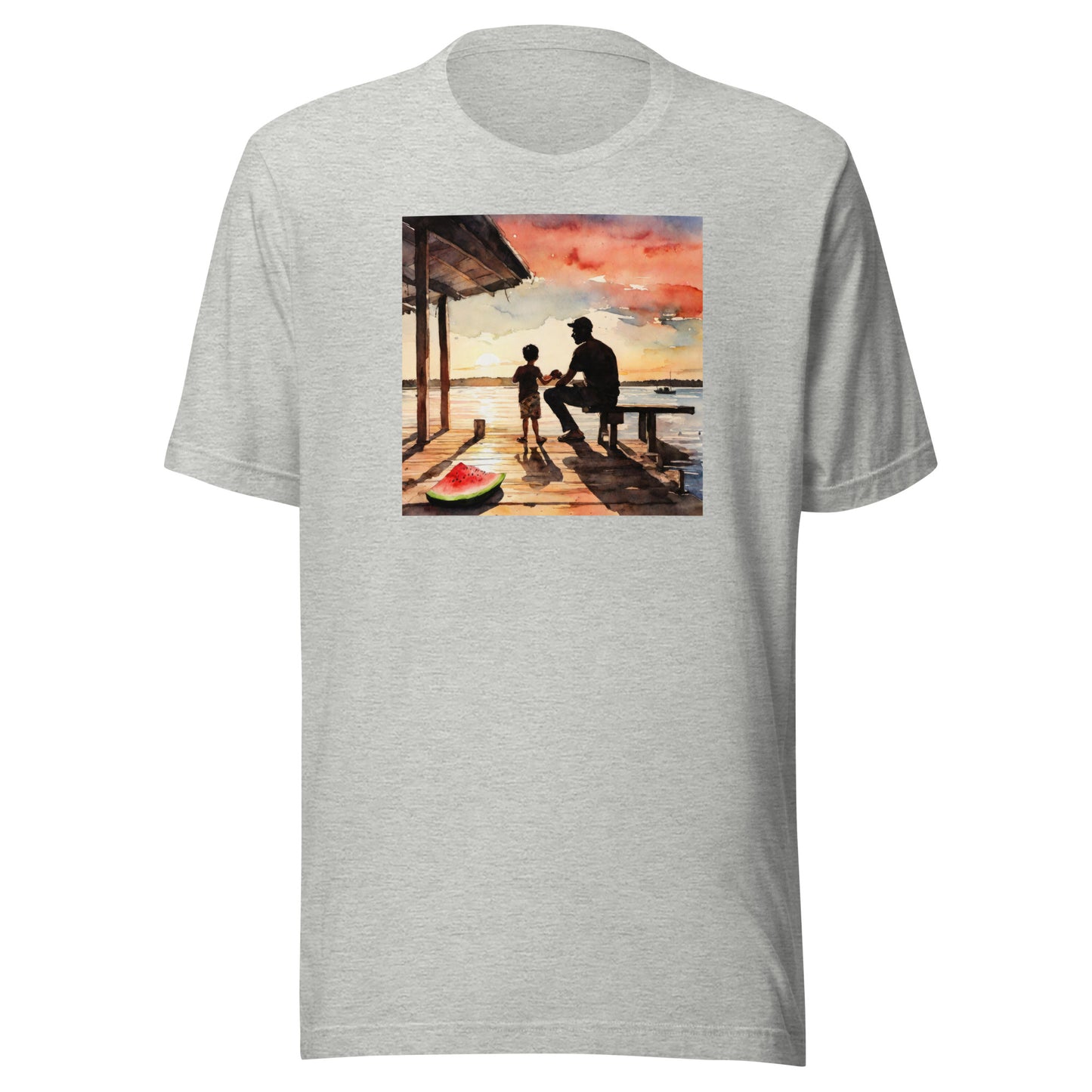 Summer Memories with Dad T-Shirt Athletic Heather