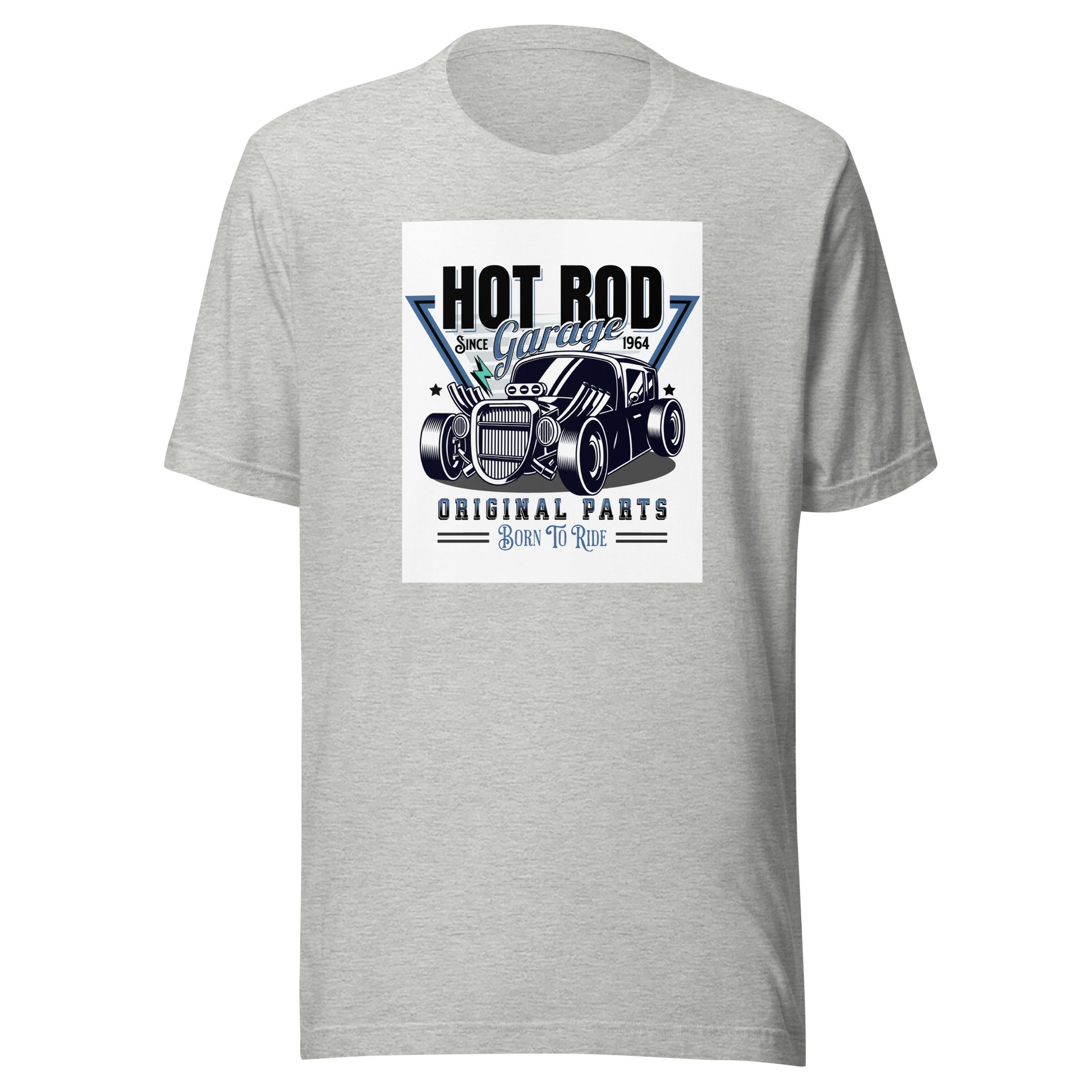 Hot Rod Garage Dad Shirt Athletic Heather