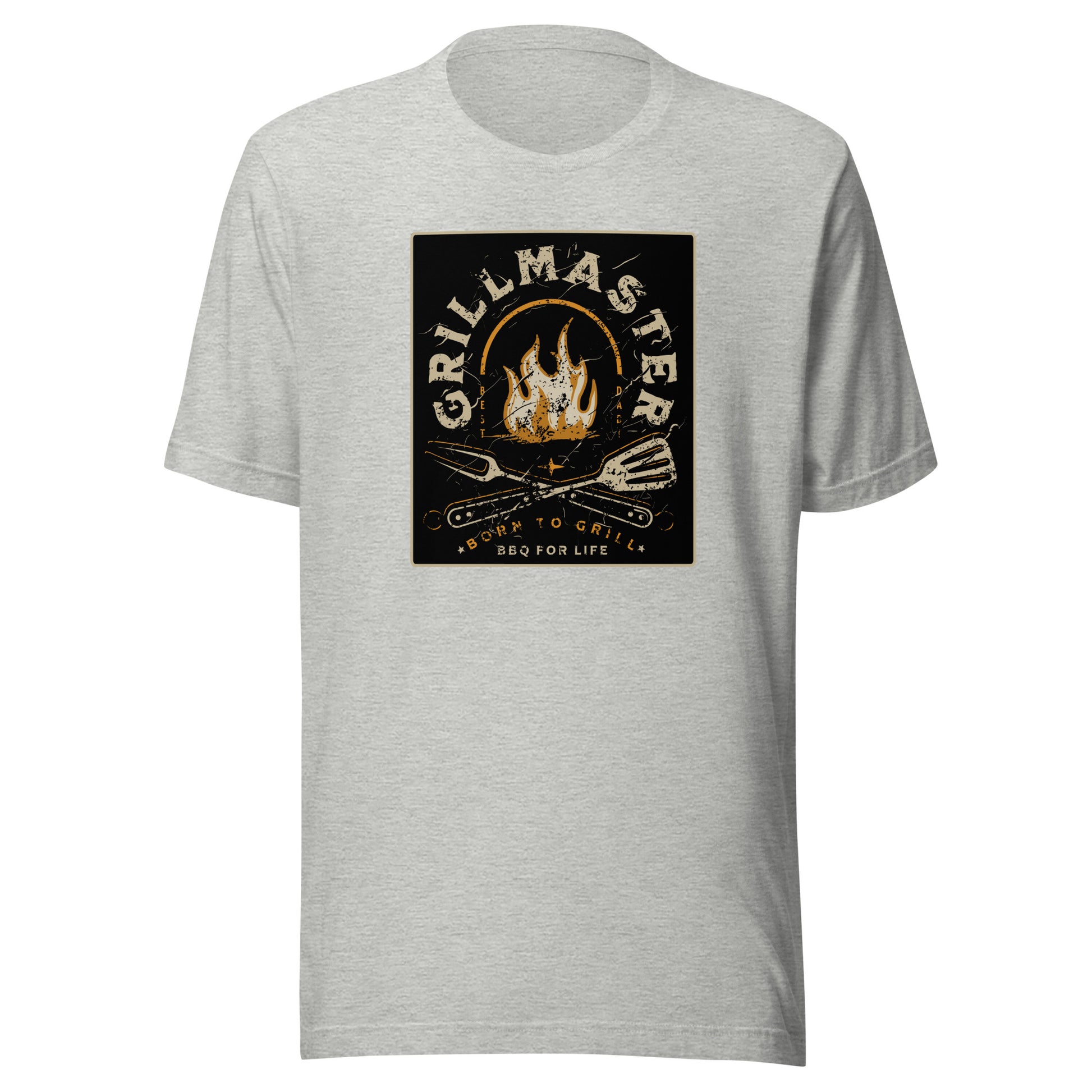 Grillmaster Shirt for Dad Athletic Heather