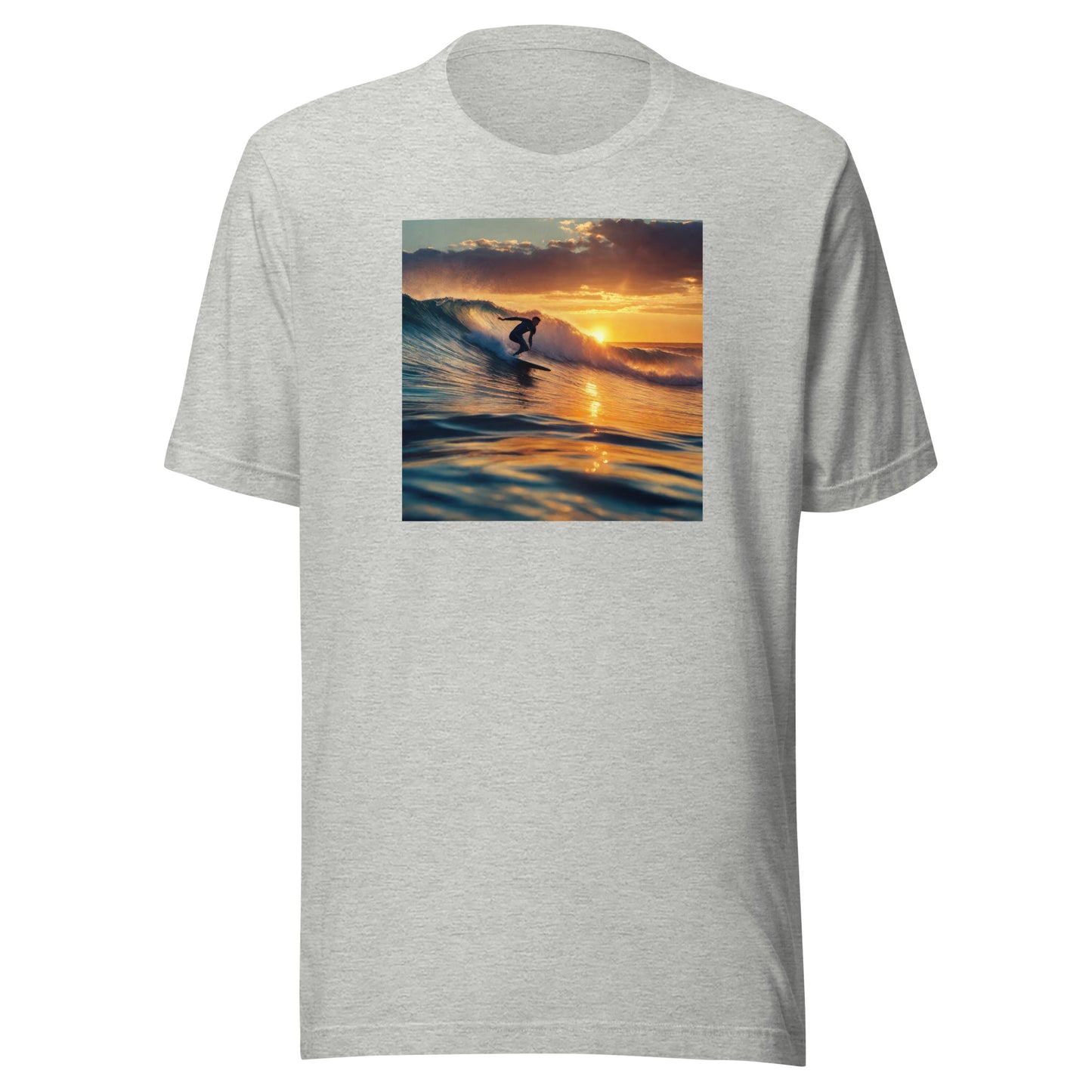 Surfing in the Sunset Men's T-Shirt Athletic Heather